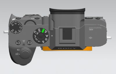 高精度索尼相机A7R3 1:1 STP模型