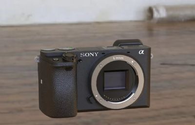 索尼 SONY A6400 1:1相机STP模型