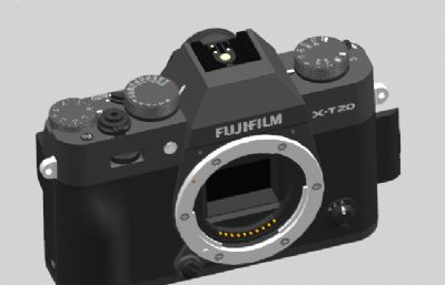 富士相机XT20 1:1精模STP模型