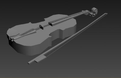 小提琴3D低模