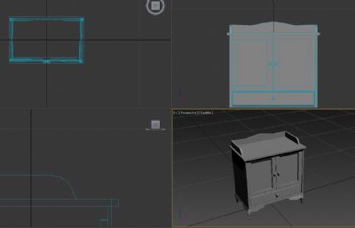 柜子,餐边柜3D模型