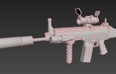 单兵武器—枪MAX模型