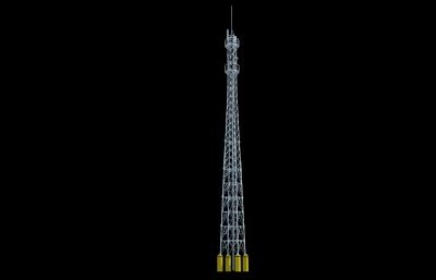 铁塔,信号塔3D模型