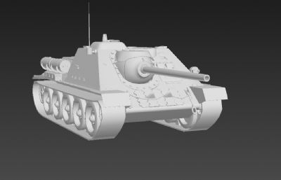 高模--坦克3D模型
