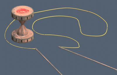空竹,风葫芦3D模型
