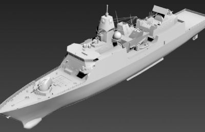 荷兰海军七省级护卫舰3D模型