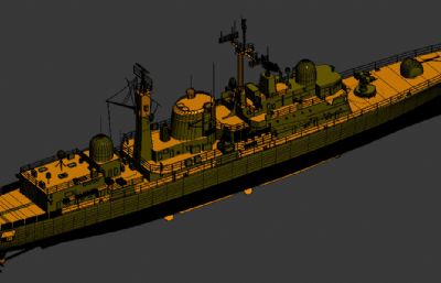英国皇家海军42型驱逐舰3D模型