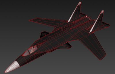 俄罗斯空军苏-47战斗机3D模型