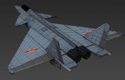 歼-14战斗机3D模型高模
