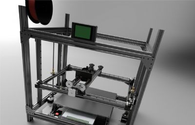3D打印机机器STEP图纸模型