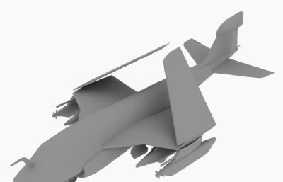美军ea6b电子战机3D模型