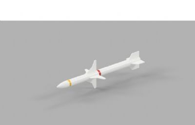 可3D打印的导弹外型STL模型