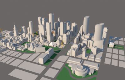 城市规划新区su白模