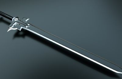 阐释者之剑C4D模型