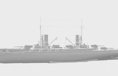 凯撒级战列舰OBJ模型
