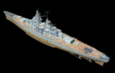 加斯科涅号战列舰OBJ模型