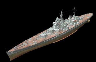 狮号战列舰OBJ模型