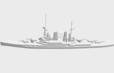 l-1型战列舰STL模型
