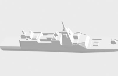 30dx护卫舰STL模型
