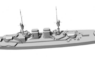 gk-5041型战列巡洋舰STL模型