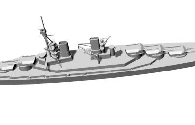 l-2级战列舰STL模型