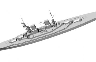 l-3级战列舰STL模型