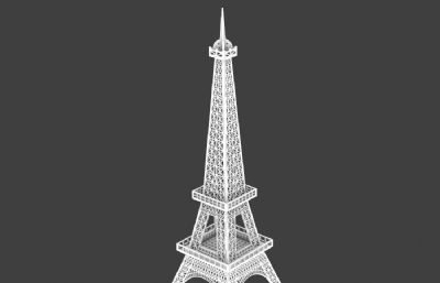 铁塔玩具,埃菲尔铁塔3D模型