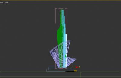 厚积薄发雕塑设计3D模型