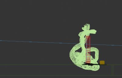 丝绸之路雕塑设计3D模型