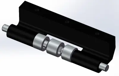 4寸铰链+CL201铰链组合solidworks模型