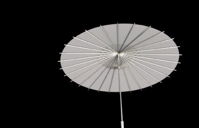 雨伞,油纸伞maya模型