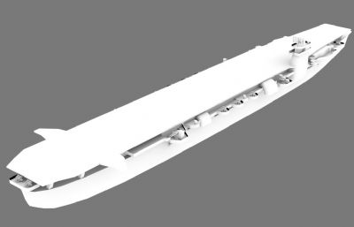 联合舰队千岁级航空母舰OBJ模型