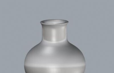 葫芦造型花瓶OBJ模型
