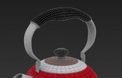 烧茶用电水壶3D模型