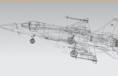 FC-1战斗机,JF-17,Thunder雷电战斗机STEP格式模型