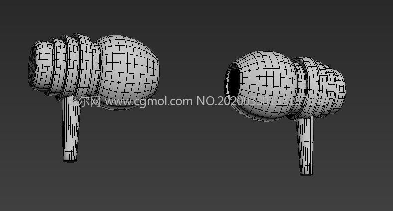 耳塞式耳机3D模型