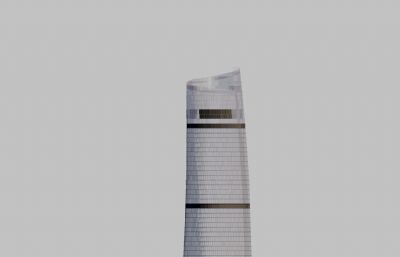 上海中心大厦C4D简易模型