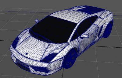 跑车,兰博基尼汽车maya模型