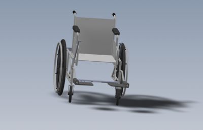 可折叠轮椅数模图纸sldprt格式