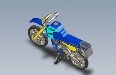 Yamaha摩托车模型,STEP,IGS,SKP等格式
