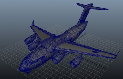 美国运输机maya模型,有mb和fbx两种格式