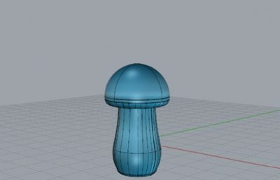 蘑菇调料罐,调料瓶3DM格式模型