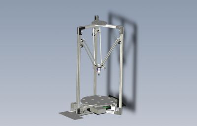 三角架结构的3D打印机STEP格式模型