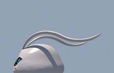 滚球兽-数码宝贝高精度建模maya模型,MB,FBX两种格式,可转3D打印