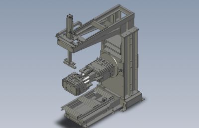 高压焊接夹具机床STP格式模型