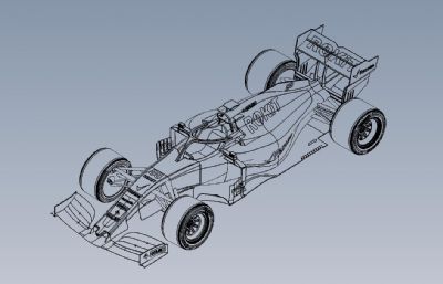 FW42赛车solidworks数模图纸