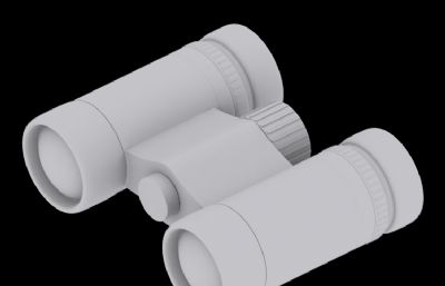 望远镜3D模型（白模）