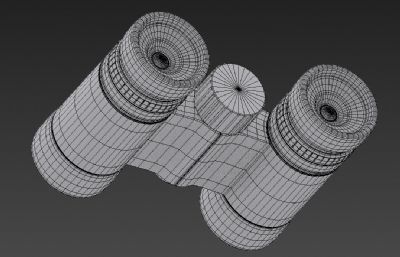 望远镜3D模型（白模）