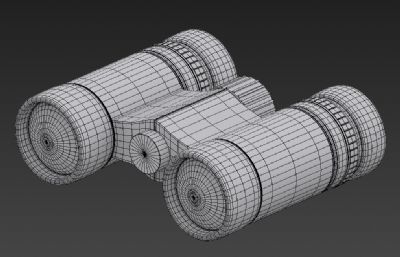 望远镜3D模型（白模）