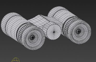 望远镜3D模型（白模）